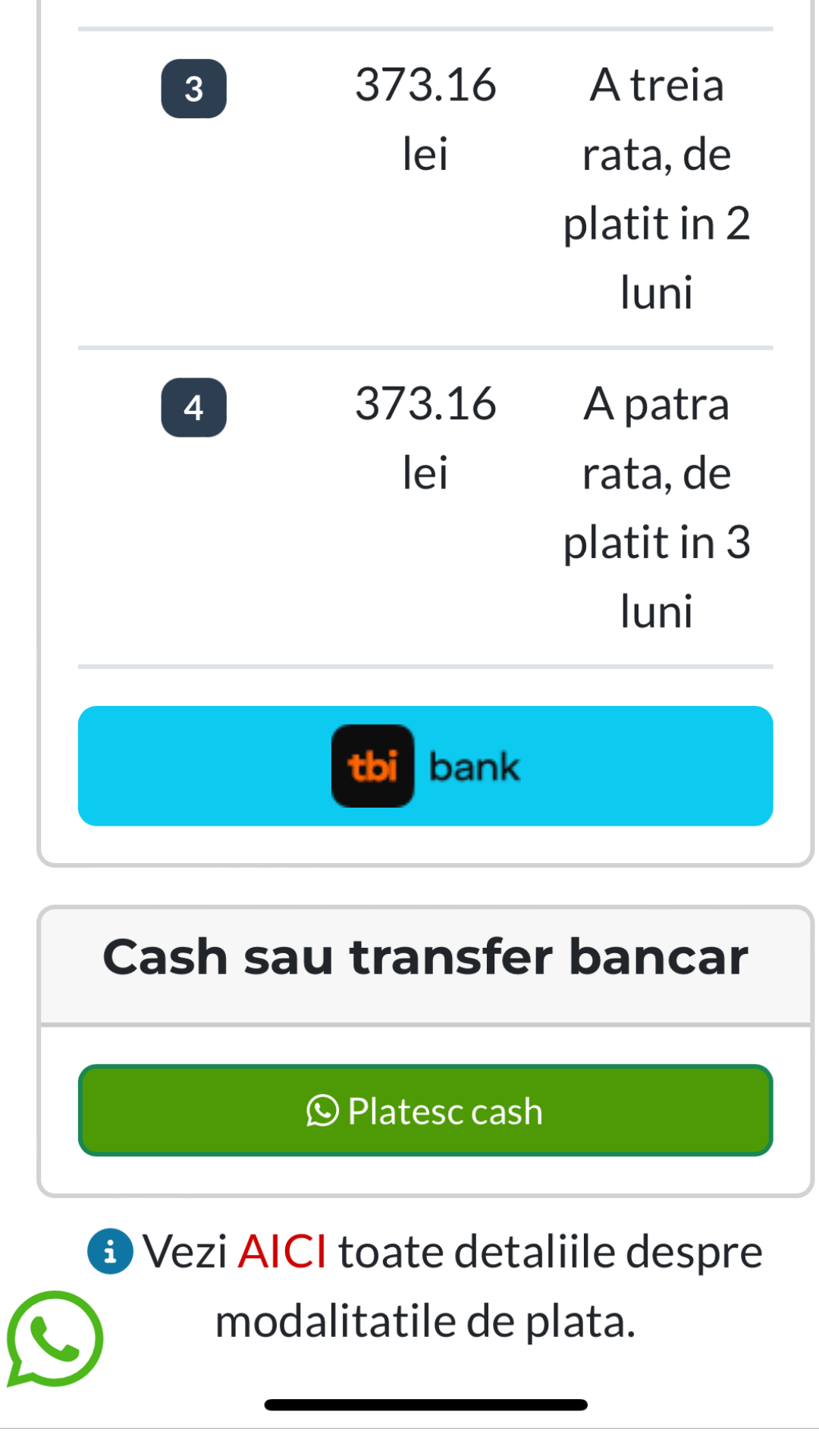 Plata online cu cardul